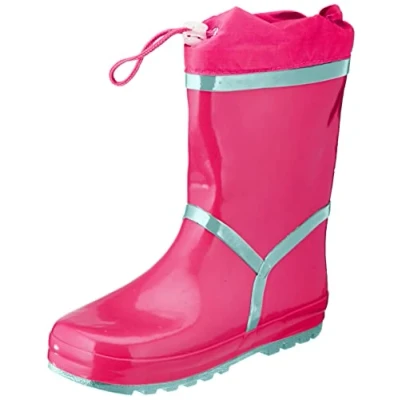 Abbildung von Playshoes Unisex Kinder Gummistiefel Gefüttert Regenstiefel, Pink, 26 EU
