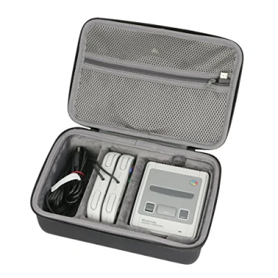 Abbildung von Hart Reise Schutz Hülle Etui Tasche für Nintendo Classic Mini: Super Entertainment System von co2CREA