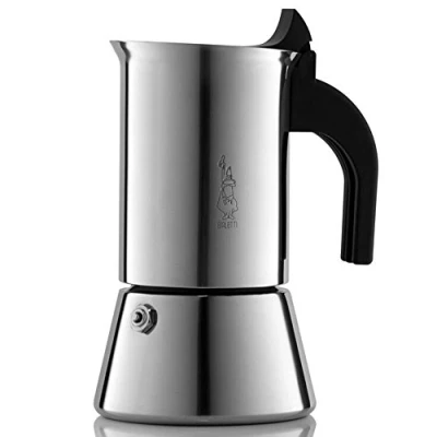 Abbildung von Bialetti Venus Espressokocher für induktion, Stahl, Silber, 0 cm, 400
