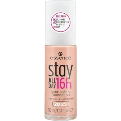 Abbildung von essence cosmetics stay ALL DAY 16h long lasting Foundation 20 Soft Nude