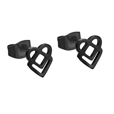 Abbildung von LIEBESKIND Damen Ohrstecker Edelstahl (schwarz)
