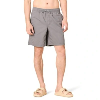 Abbildung von Amazon Essentials Herren Walkshorts Schrittlänge 20 cm lockere Passform mit Kordelzug (in Übergröße erhältlich), Grau, L