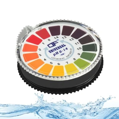 Abbildung von ECENCE 1 Stck. pH Teststreifen auf Rolle, Messbereich 0 14, Lackmus Indikator Universalpapier, Säuretest für Aquarien, Trinkwasser