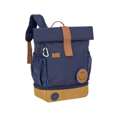 Abbildung von LÄSSIG Kindergartenrucksack Kinderrucksack Rolltop mit Brustgurt ab 3 Jahren 11 Liter/Mini Backpack Navy
