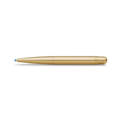 Abbildung von Kaweco Kugelschreiber LILIPUT Messing I Exklusiver Kuli f?r Standard D1 Minen inklusive Retro Metallbox Metall Druckkugelschreiber