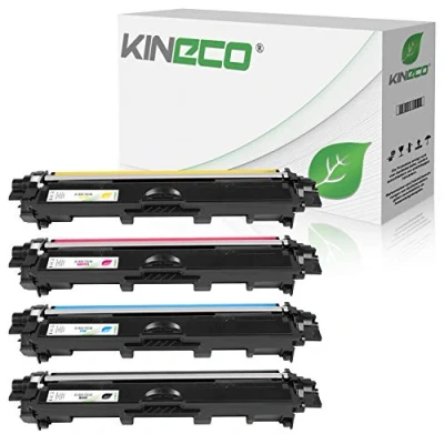 Abbildung von Kineco 4 Toner kompatibel für Brother TN 242 246 DCP 9017CDWG1 9022CDW HL 3142CW 3172CDW 3152CDW MFC 9142CDN 9342CDW 9332CDW Schwarz 2.500 Seiten, Color je 2.200 Seiten