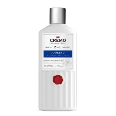 Abbildung von CREMO Barber Grade 2 in 1 Shampoo &amp; Conditioner For Men Cooling Citrus Mint Leaf 473ml