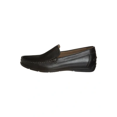 Abbildung von Geox Simon Slipper, Herren, Größe: 41.5, Black Schuhe
