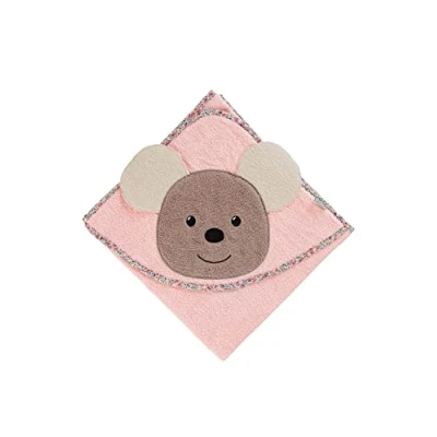 Abbildung von Sterntaler Motiv Kapuzenbadetuch Maus Mabel, Alter: ab 0 Monate, 80 x cm, Zartrosa