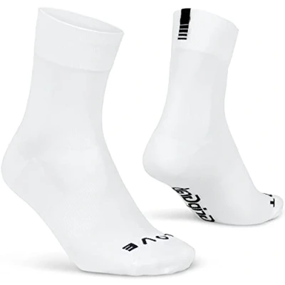 Abbildung von GripGrab Lightweight SL Performance Sommer Radsport Socken 1er und 3er Pack Eyecatching 2 Längen Radsocken Lang Kurz
