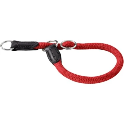 Abbildung von HUNTER Freestyle Dressurhalsung, Hundehalsband, Zugstopper, robust, wetterfest, 45 (M), rot