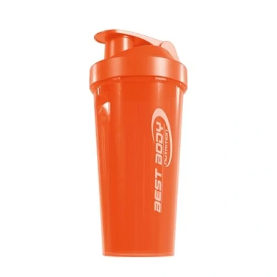 Abbildung von Best Body Nutrition Eiweiß Shaker schwarz 700 ml Protein mit Sieb &amp; Mess Skala auslaufsicher spülmaschinengeeignet BPA frei für klumpenfreie Proteinshakes