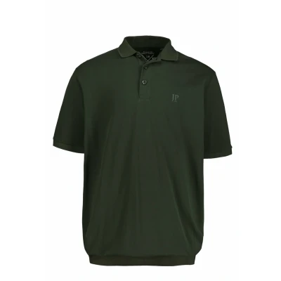 Abbildung von JP 1880 Herren Bauchfit Polohemd, Dunkel Oliv, 3XL EU