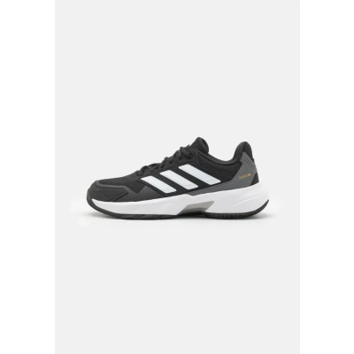 Abbildung von adidas Performance Courtjam Control 3 Tennisschuh für Sandplätze, Herren, Größe: 39 1/3, Core black/cloud white/grey four Textil/synthetik