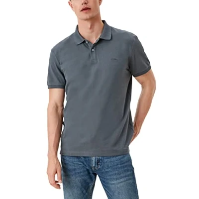 Abbildung von s.Oliver Herren Poloshirt Kurzarm Regular Fit Polohemd, Gris (Grey Clear), XL