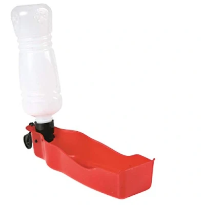 Abbildung von Trixie 2461 Flasche mit Trinknapf, Kunststoff, 0,5 l