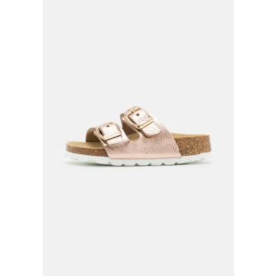 Abbildung von Superfit Fussbettpantoffel Hausschuh für Kinder, Größe: 24, Bronze Schuhe