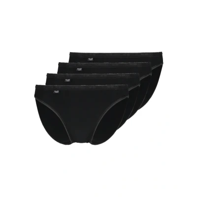 Abbildung von Sloggi Basic 4 PACK Slip, Damen, Größe: 38, Black