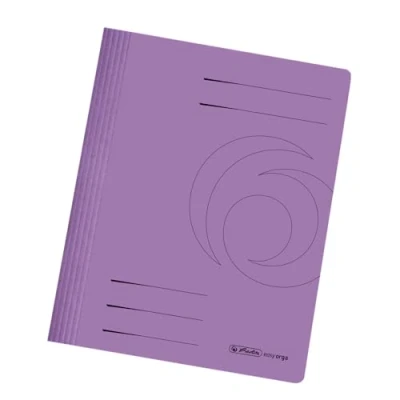 Abbildung von Herlitz 11036944 Schnellhefter A4 Karton gefaltet violett intensiv 10er Packung