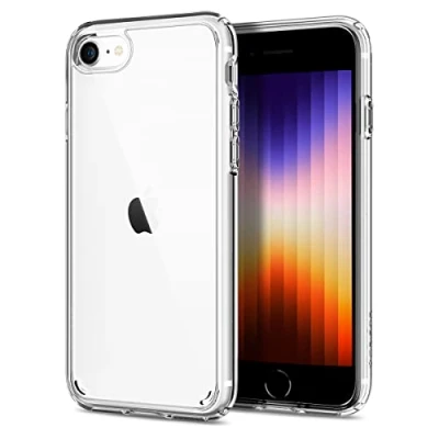 Abbildung von Spigen Ultra Hybrid Hülle Kompatibel mit iPhone SE 2022 5G, 2020, 8 und 7 Crystal Clear