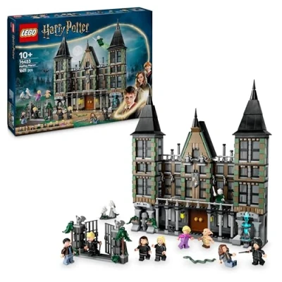 Abbildung von LEGO Harry Potter Landsitz der Familie Malfoy, Fantasy Spielzeug zum Sammeln und Ausstellen, Geschenk für Jungen, Mädchen Fans Zauberwelt, Geschenkidee mit 9 Minifiguren 76453