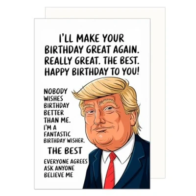 Abbildung von Edition Seidel Premium Geburtstagskarte mit Umschlag. Glückwunschkarte Grußkarte Karte Spruch Geburtstag Happy Birthday Mann Frau Amerika lustig (G3689 SW024)