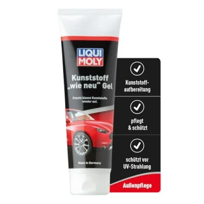 Abbildung von LIQUI MOLY Kunststoff &quot;wie neu&quot; Gel, Art. Nr. 21899 I 250 ml Kunststoffpflege Auto für verblasste Kunststoffteile Pflegt, verschönert &amp; schützt Auffrischer Außen UV beständig