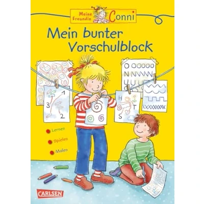 Abbildung von Conni Gelbe Reihe (Beschäftigungsbuch): Mein bunter Vorschulblock: Mit Zahlenspielen, Schreibübungen, Suchbildern und Logikrätseln für Kinder ab 4 Jahren