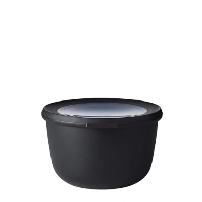 Abbildung von Mepal Multi Bowl Cirqula Round Vorratsdose mit Deckel Geeignet als Luftdichte Aufbewahrungsbox für den Kühlschrank, Mikrowellengeschirr &amp; Frischhaltedosen 1000 ml Nordic Black