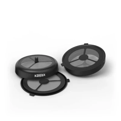 Abbildung von Xavax Dauerpad 2er Set (für Philips Senseo und baugleiche Kaffeepad Maschinen, Pad Filter für Kaffeepulver, loser Tee, Kaffeedauerpads wiederbefüllbar, spülmaschinengeeignete Kaffeefilter) schwarz