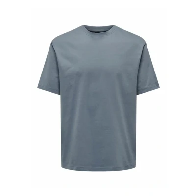 Abbildung von Only &amp; Sons Onsfred LIFE Tshirt basic, Herren, Größe: Small, Flint stone