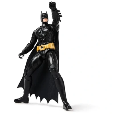 Abbildung von The Dark Knight Batman Actionfigur bekannt aus der legendären Night Trilogie in 30cm. Ab 3 Jahren
