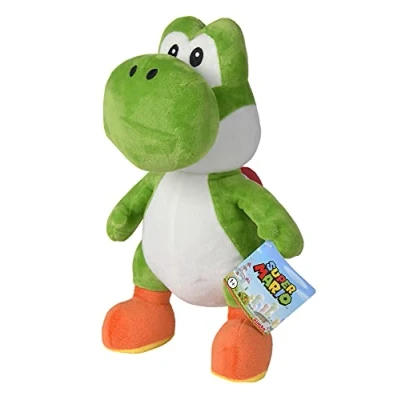 Abbildung von Simba 109231012 Super Mario Yoshi Plüschfigur, 30cm, kuschelweich, Nintendo, Charakter aus weltberühmten Computerspiel, Dinosaurier, Kuscheltier, ab den ersten Lebensmonaten geeignet