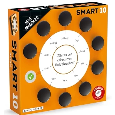 Abbildung von Piatnik 7183 Smart Erweiterung Fragen und Neue Antworten Spielbar mit der Originalspiel Family Edition, 10 Zusatzfragen 2.0 VE 12