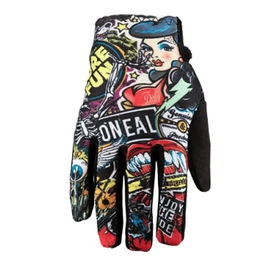 Abbildung von O&#039;NEAL Fahrrad &amp; Motocross Handschuhe Kinder MX MTB DH FR Downhill Freeride Langlebige, Flexible Materialien, belüftete Handoberseite Matrix Youth Glove Crank Schwarz Größe XL