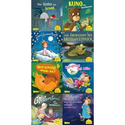 Abbildung von Pixi 8er Set 292: Schlaf schön mit (8x1 Exemplar) (292)
