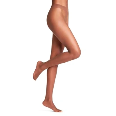 Abbildung von FALKE Damen Strumpfhose Shelina 12 DEN W TI ultra transparent einfarbig 1 Stück, Braun (Hazel 5187), S M