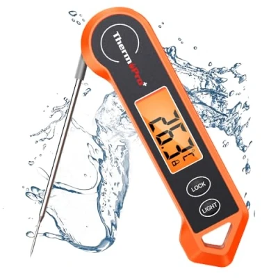 Abbildung von ThermoPro TP19H Fleischthermometer Grillthermometer Digital Thermometer kochen Bratenthermometer mit Langer Sonde und LCD Bildschirm Küchenthermometer für Steak, Essen Tea BBQ Backen Zucker