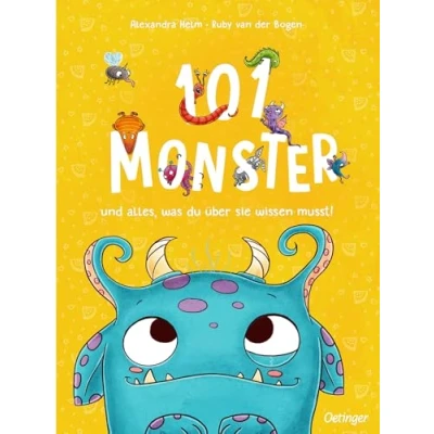 Abbildung von 101 Monster und alles, was du über sie Wissen musst!: Ein wimmeliges witziges Bilderbuch ab 4 Jahren, das Mut macht, Ängste zu überwinden (Wimmeliges fabelhafte Wesen)