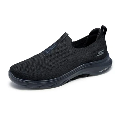 Abbildung von Skechers Performance GO WALK 7 SLIP ON Walkingschuh, Herren, Größe: 44.5, Black Schuhe