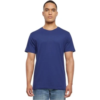 Abbildung von Build Your Brand Herren T Shirt Round Neck, light navy, M