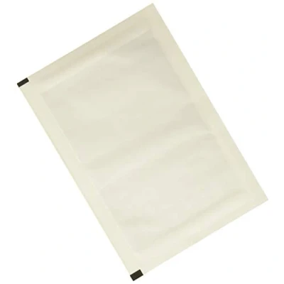 Abbildung von Amazon Basics Schmiermittelblätter für Aktenvernichter, 12er Pack Automatisch, Mikroschnitt, Weiß