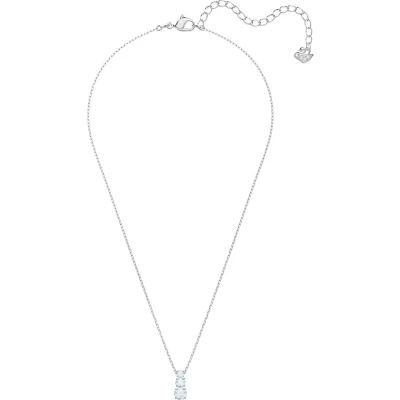 Abbildung von Swarovski Halskette, Damen, Größe: One Size, Silber