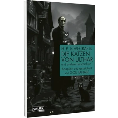 Abbildung von H.P. Lovecraft Manga: die Katzen von Ulthar: und andere Geschichten entführt in Traumlande, ein Paralleluniversum mit Katzen, Göttern Dämonen
