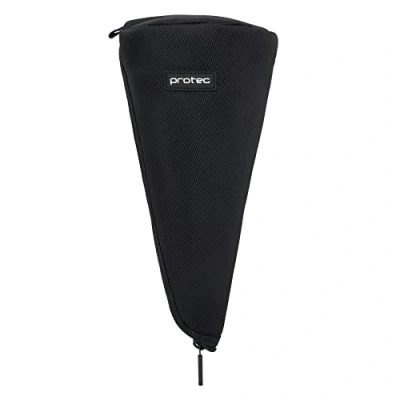 Abbildung von Protec M403 Schutztasche für Waldhorn Dämpfer, Schwarz, gepolstert, mit Karabinerhaken