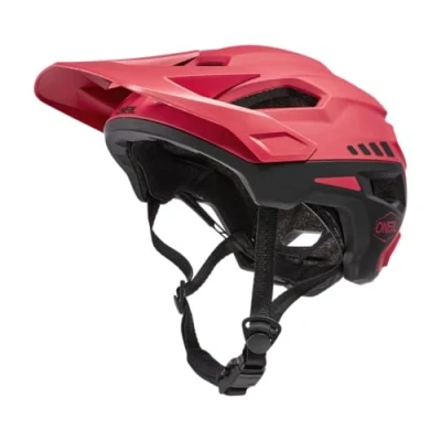 Abbildung von O&#039;NEAL Mountainbike Helm MTB All Mountain Verschmolzene innere EPS &amp; Außenschale für bessere Langlebigkeit TRAILFINDER Helmet Split Erwachsene Rot/Schwarz L/XL (59 63 cm)