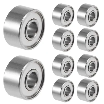 Abbildung von 10 Stück 693ZZ Kugellager 3 mm x 8 4 doppelt geschützte Rillenkugellager für DIY, Drehbänke, Motoren, 3D Drucker, Fräsmaschinen, verschiedene mechanische Geräte, etc.