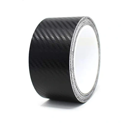 Abbildung von 10 Meter (1,79/Meter) Zierstreifen Auto Motorrad Boot Modellbau Farbauswahl Finest Folia Dekorstreifen Seitenstreifen Klebestreifen (Carbon Schwarz, 40mm Breite)