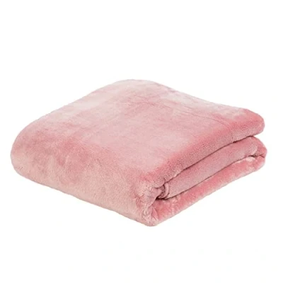 Abbildung von Gözze Premium Cashmere Feeling Wohn und Kuscheldecke, 500 g/m², 130 x 170 cm Altrosa