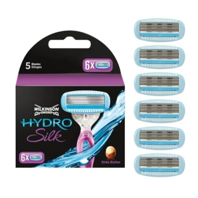 Abbildung von Wilkinson Hydro Silk Rasierklingen für Damen Rasierer, 6 Stück